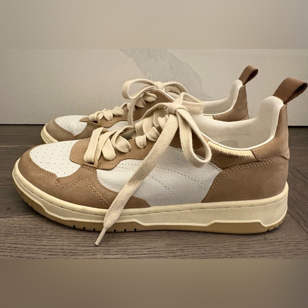 Steve Madden Everly Suede and Leather Sneakers.